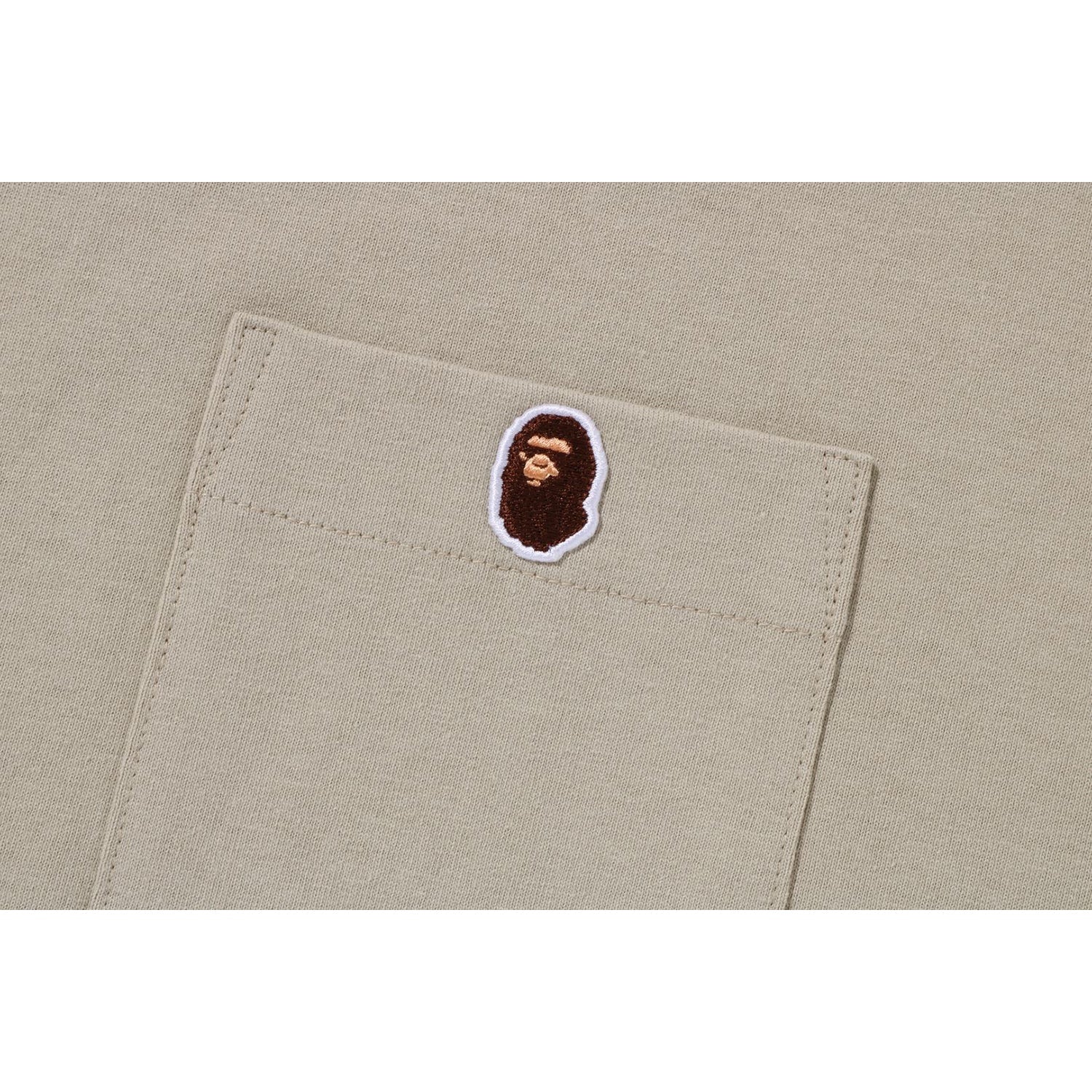 APE HEAD ONE POINT RELAXED FIT POCKET TEE MENS