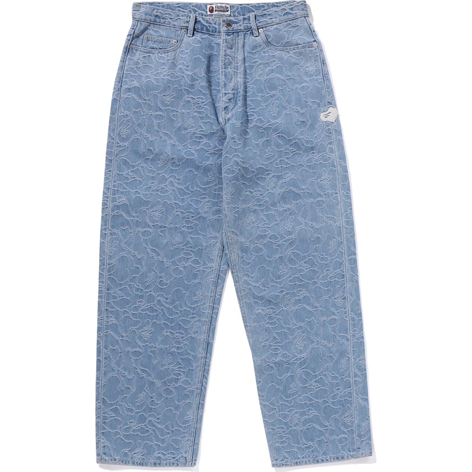 LINE CAMO DENIM PANTS MENS