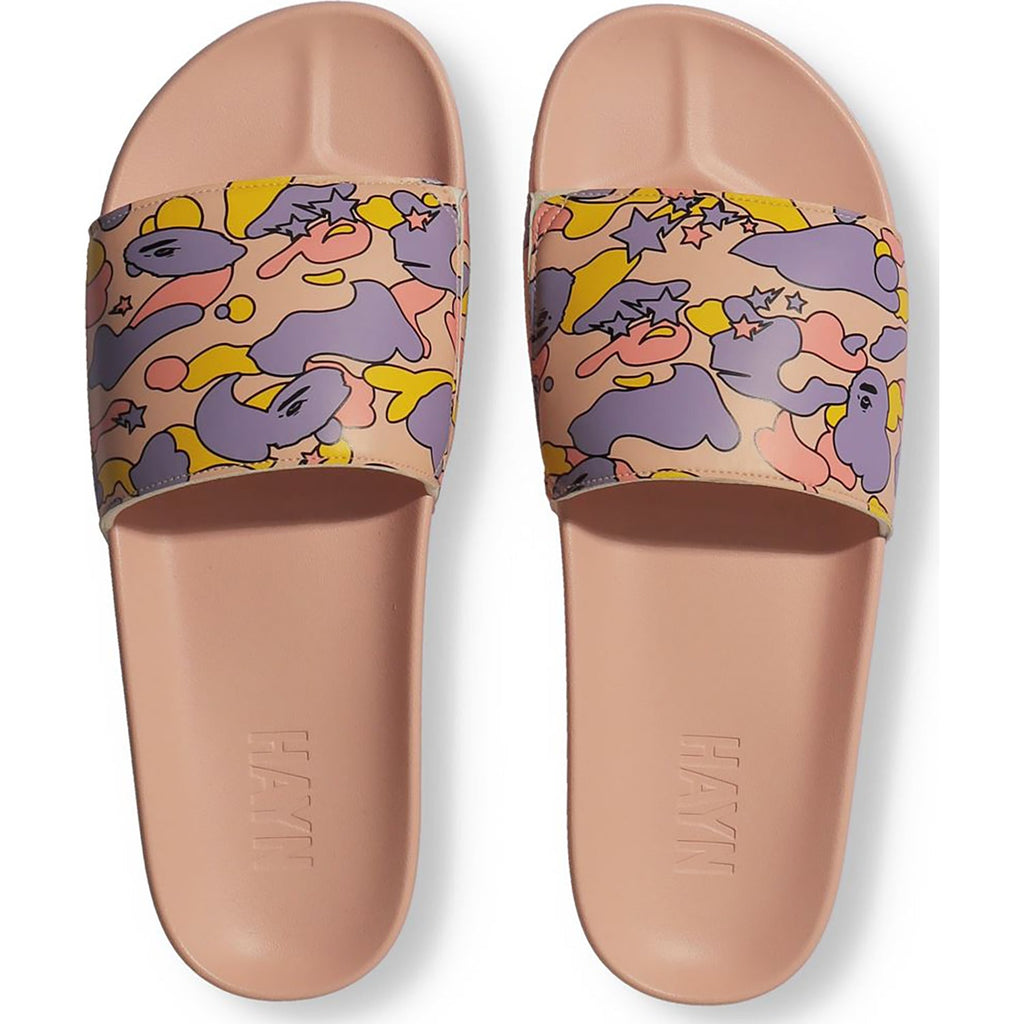 BAPE X HAYN STA CAMO SLIDE SANDALS MENS