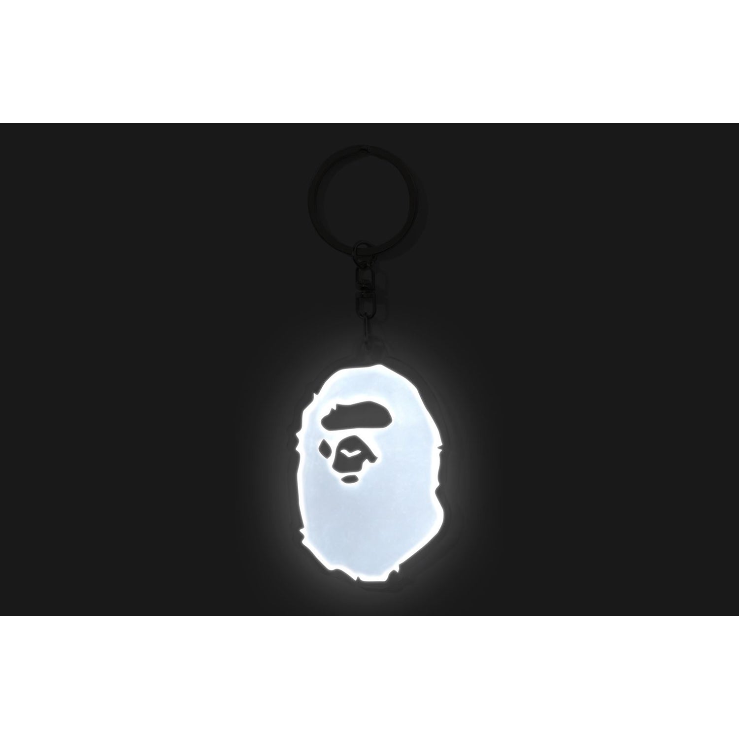 APE HEAD REFLECTIVE KEYCHAIN
