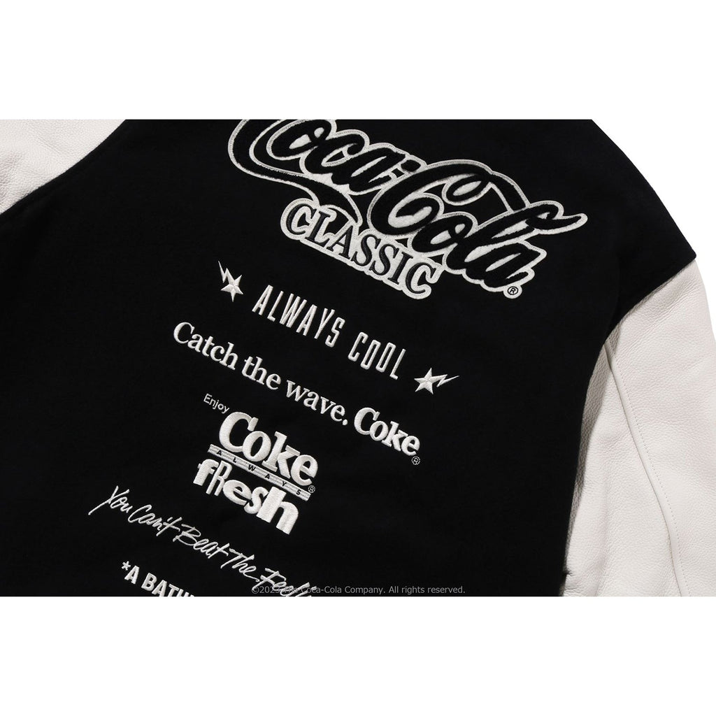 BAPE X COCA-COLA VARSITY JACKET MENS