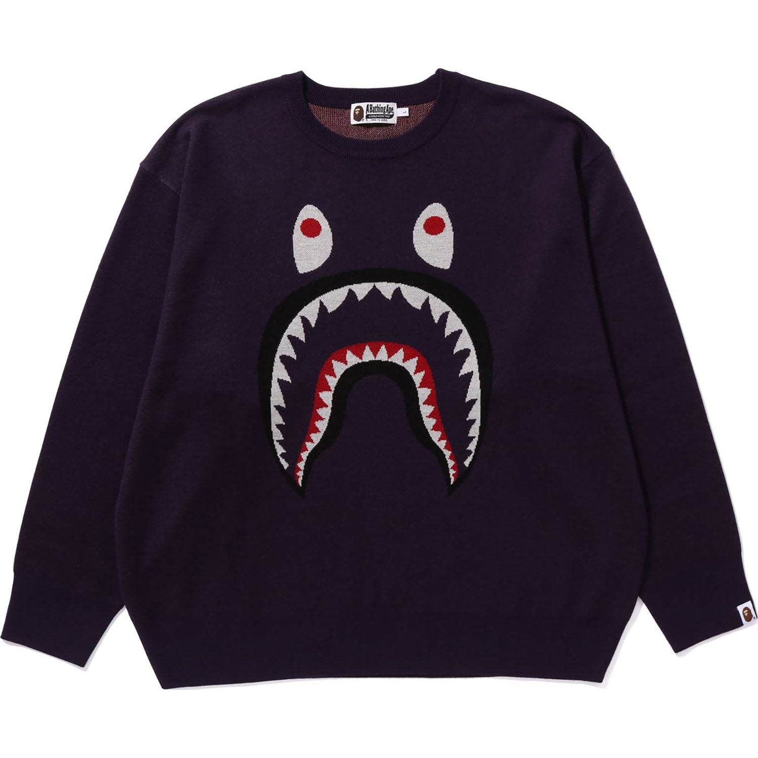 SHARK JACQUARD KNIT SWEATER MENS