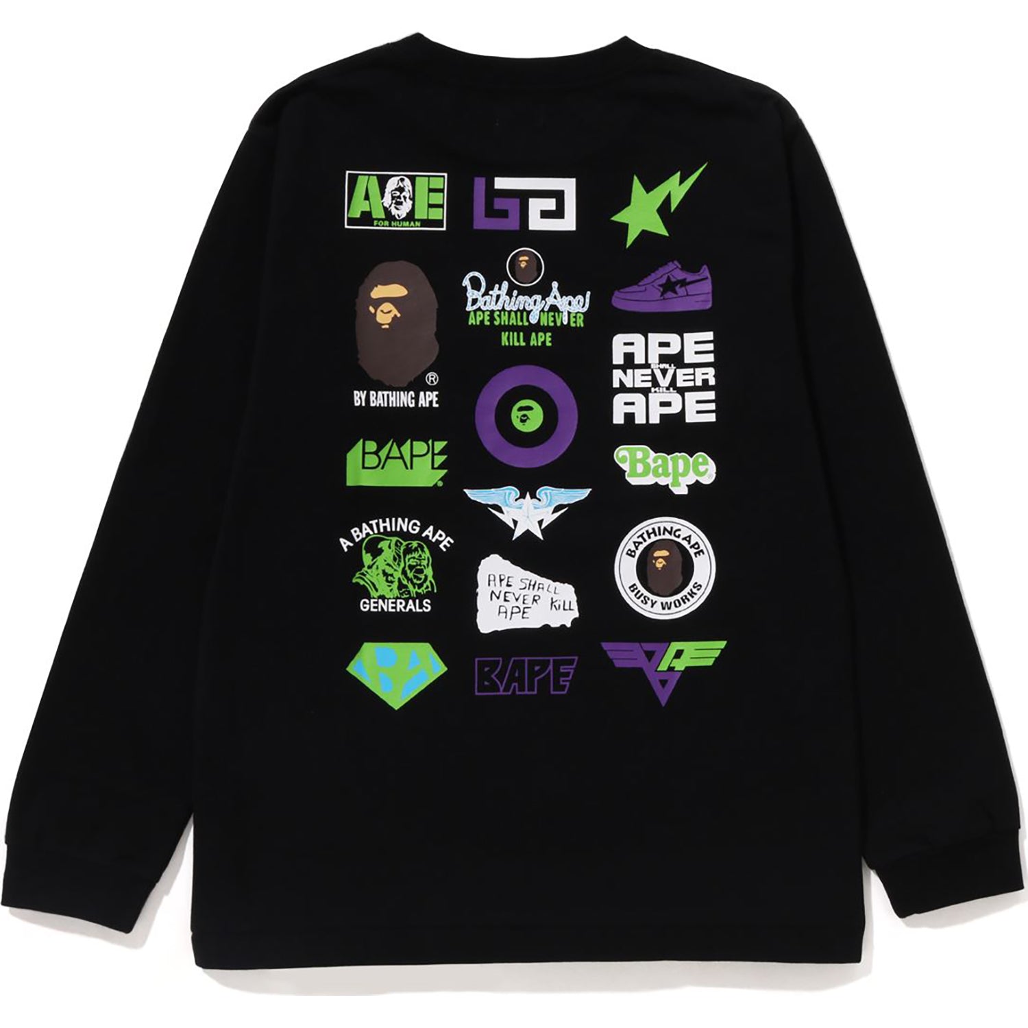 MULTI LOGO L/S TEE KIDS