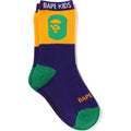 APE HEAD COLOR BLOCK SOCKS KIDS