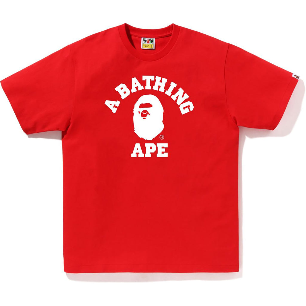 BICOLOR COLLEGE TEE BAPEC MENS