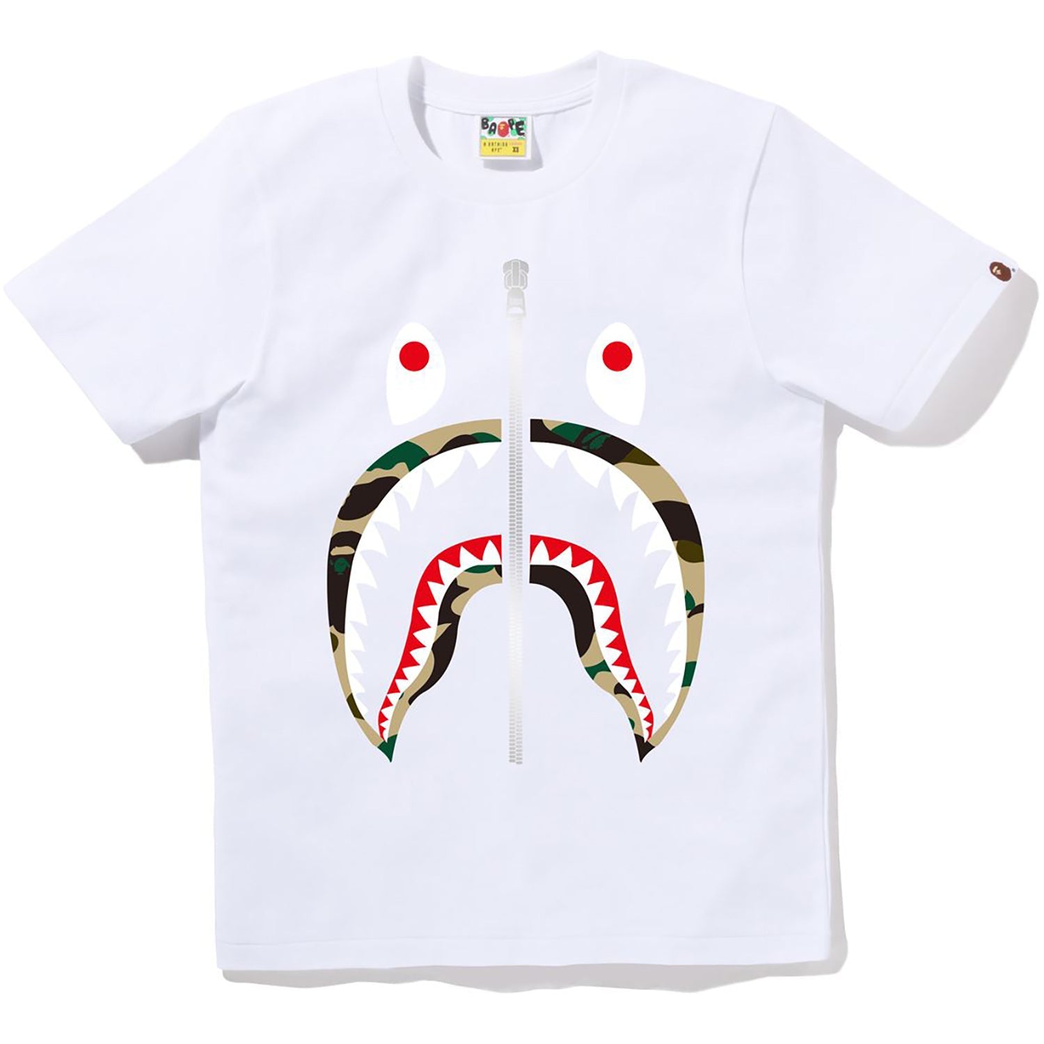 1ST CAMO SHARK TEE LADIES