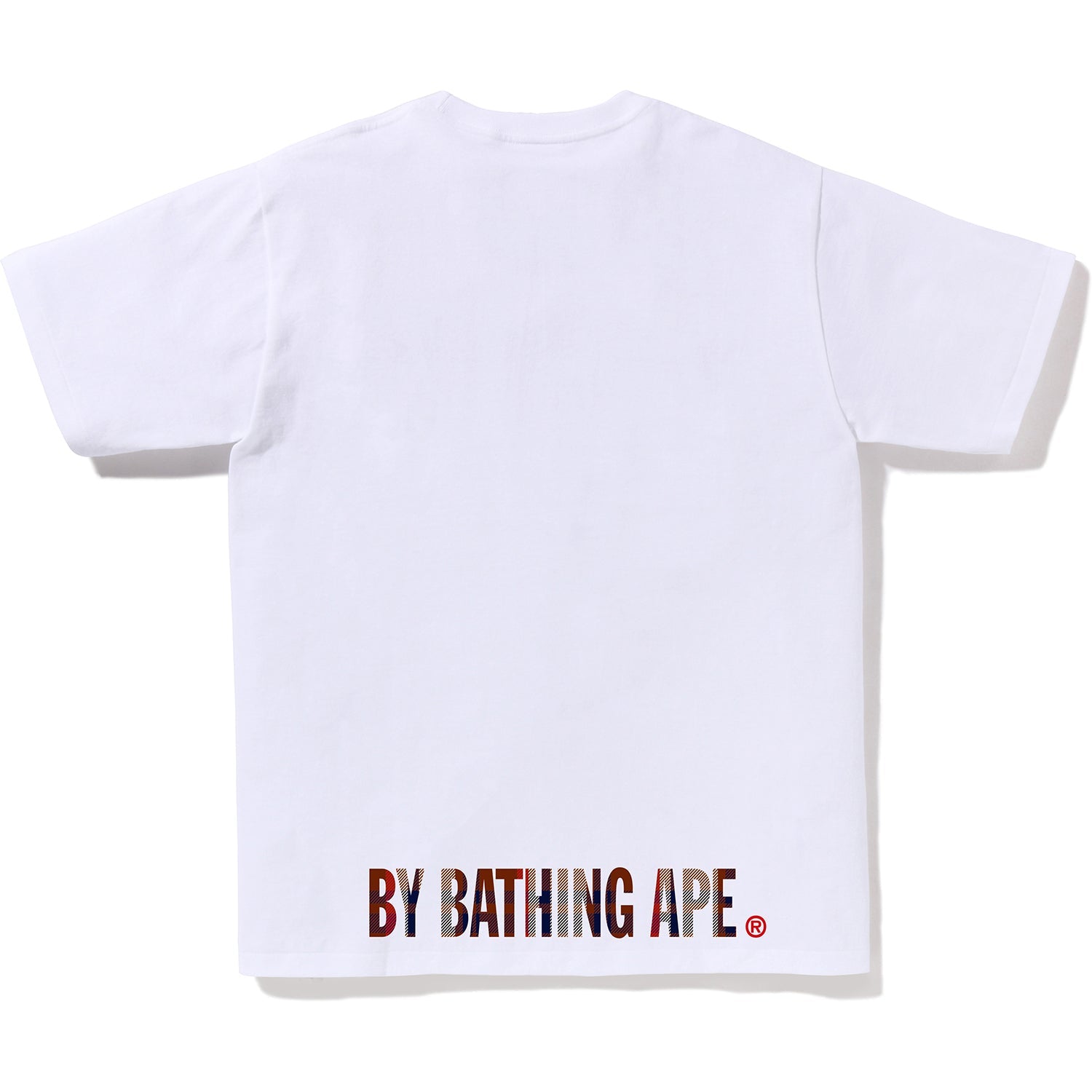 BAPE CHECK APE FACE TEE MENS