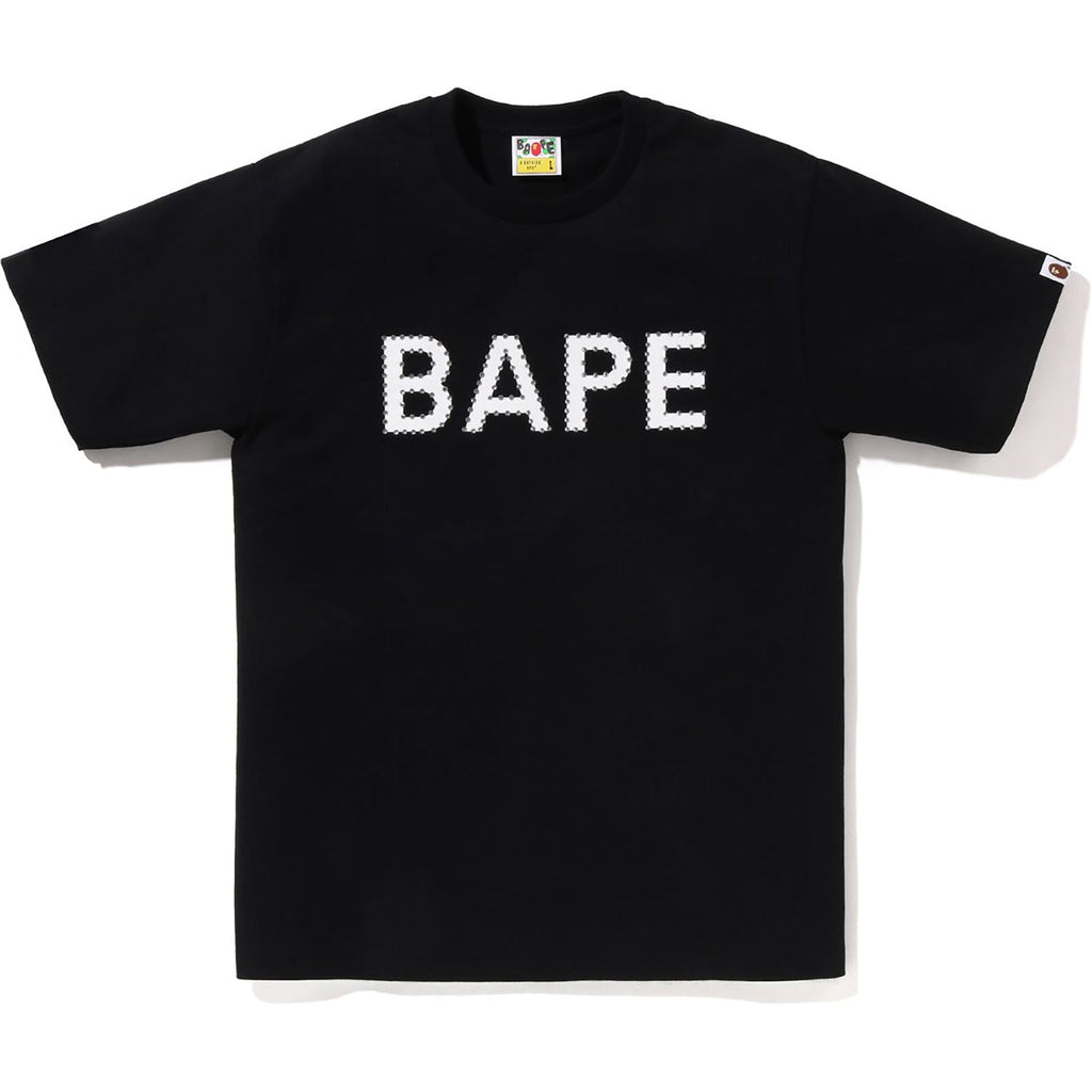 CRYSTAL STONE BAPE LOGO TEE MENS