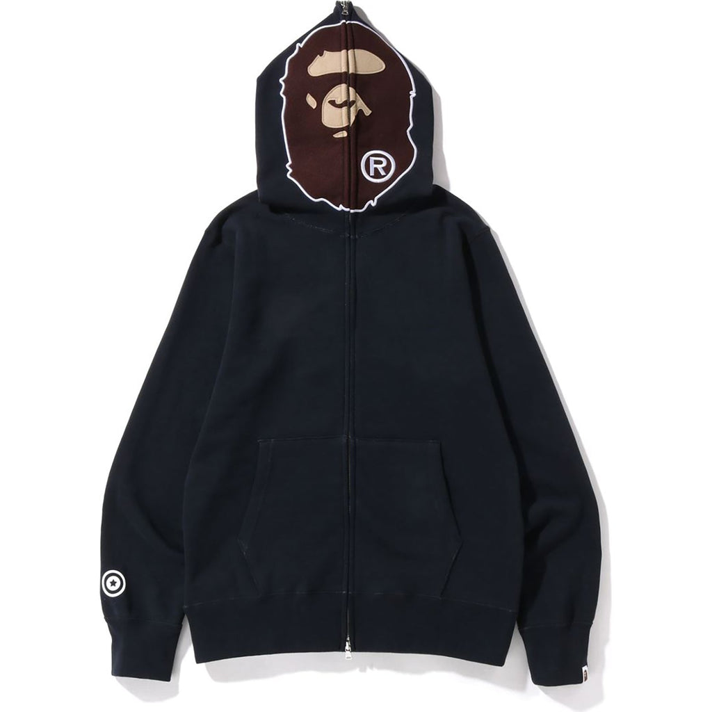 OVERDYE 2ND APE FULL ZIP HOODIE MENS
