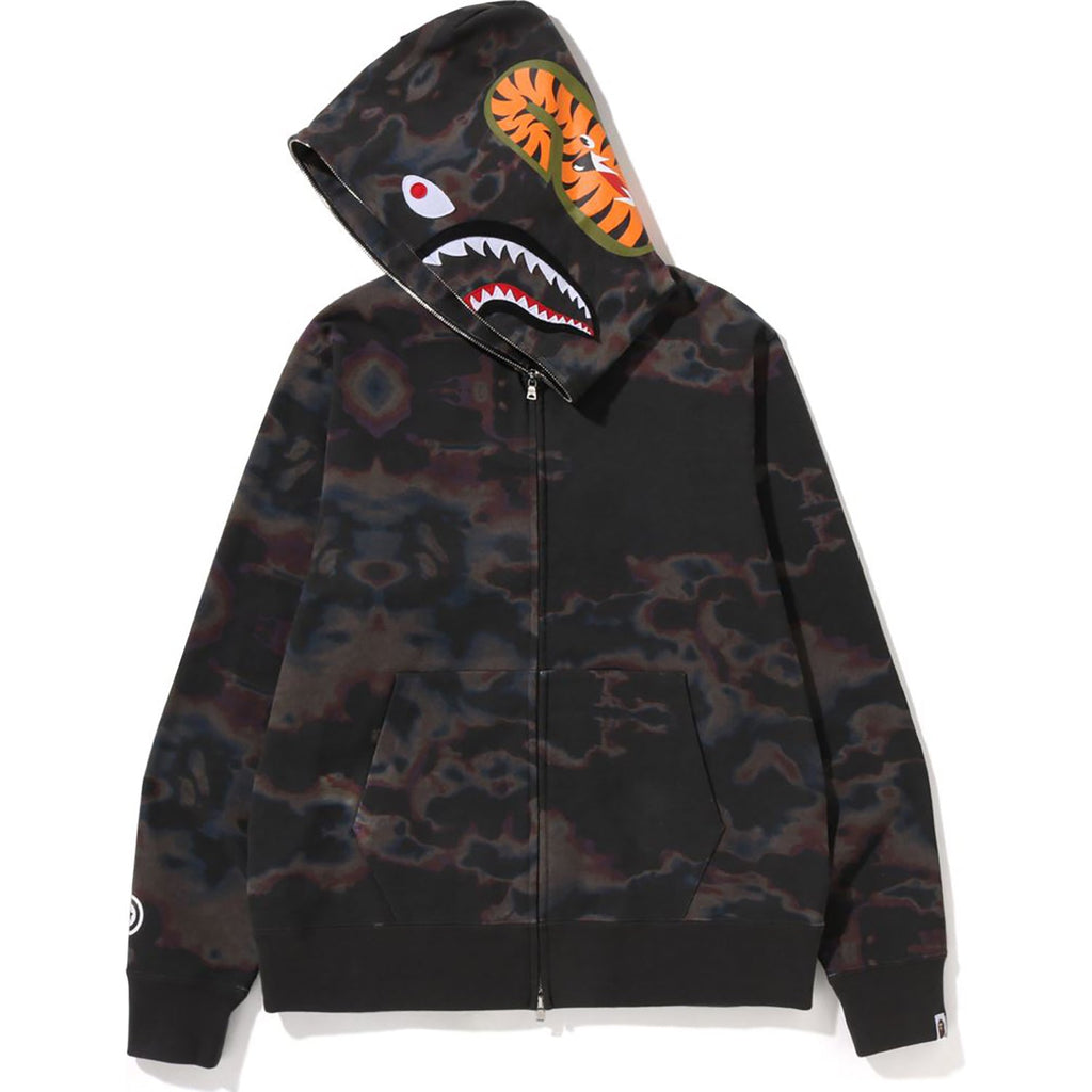 BAPE THERMOGRAPHY SHARK FULL ZIP HOODIE MENS