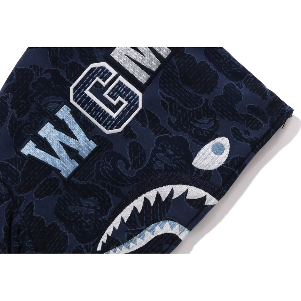 BAPE X ALPHA INDUSTRIES SHARK FULL ZIP HOODIE MENS