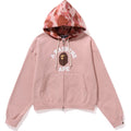 1ST CAMO COLLEGE ZIP HOODIE LADIES