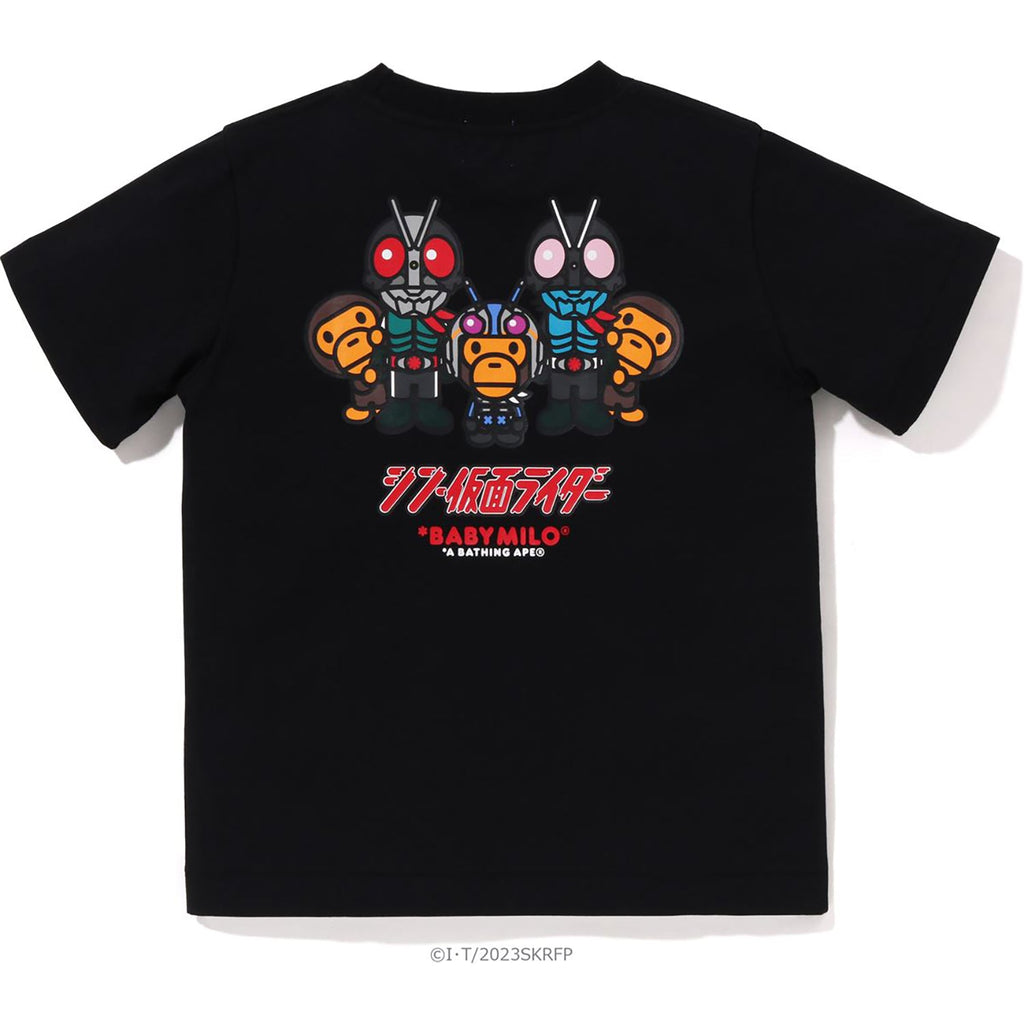 BAPE X SHIN KAMEN RIDER #1 BABY MILO TEE KIDS