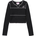 APEE RIBBED CROP TOP LADIES