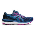 Women's Asics GEL-Nimbus 23, Grand Shark/Digital Aqua, 7.5 B Medium