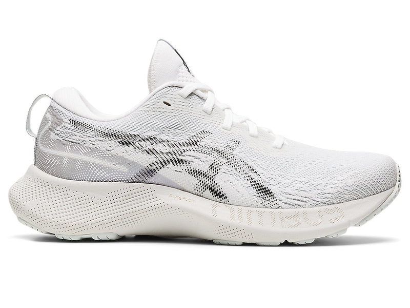Women's Asics Gel-Nimbus LITE 3, White/Black, 12 B Medium