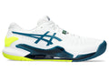 Men's Asics Gel-Resolution 9, White/Restful Teal, 9 D Medium
