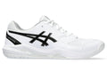 Men's Asics Gel-Dedicate 8, White/Black, 10.5 D Medium