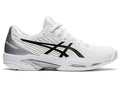 Women's Asics Solution Speed FlyteFoam 2, White/Black, 8 B Medium