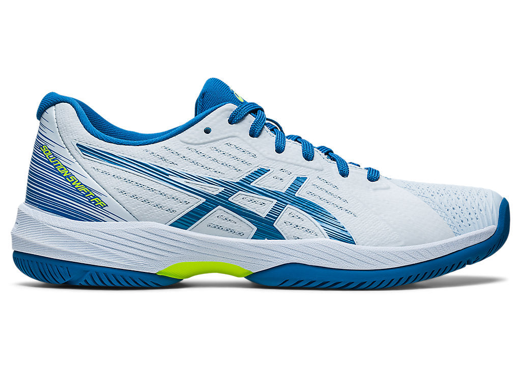 Women's Asics Solution Swift FlyteFoam, Sky/Reborn Blue, 9 B Medium