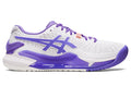 Women's Asics Gel-Resolution 9, White/Amethyst, 8.5 B Medium