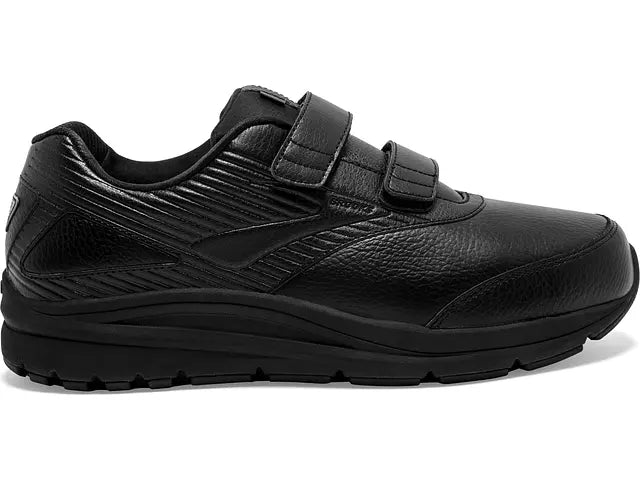 Men's Brooks Addiction Walker V-Strap 2, Black/Black, 13 D Medium