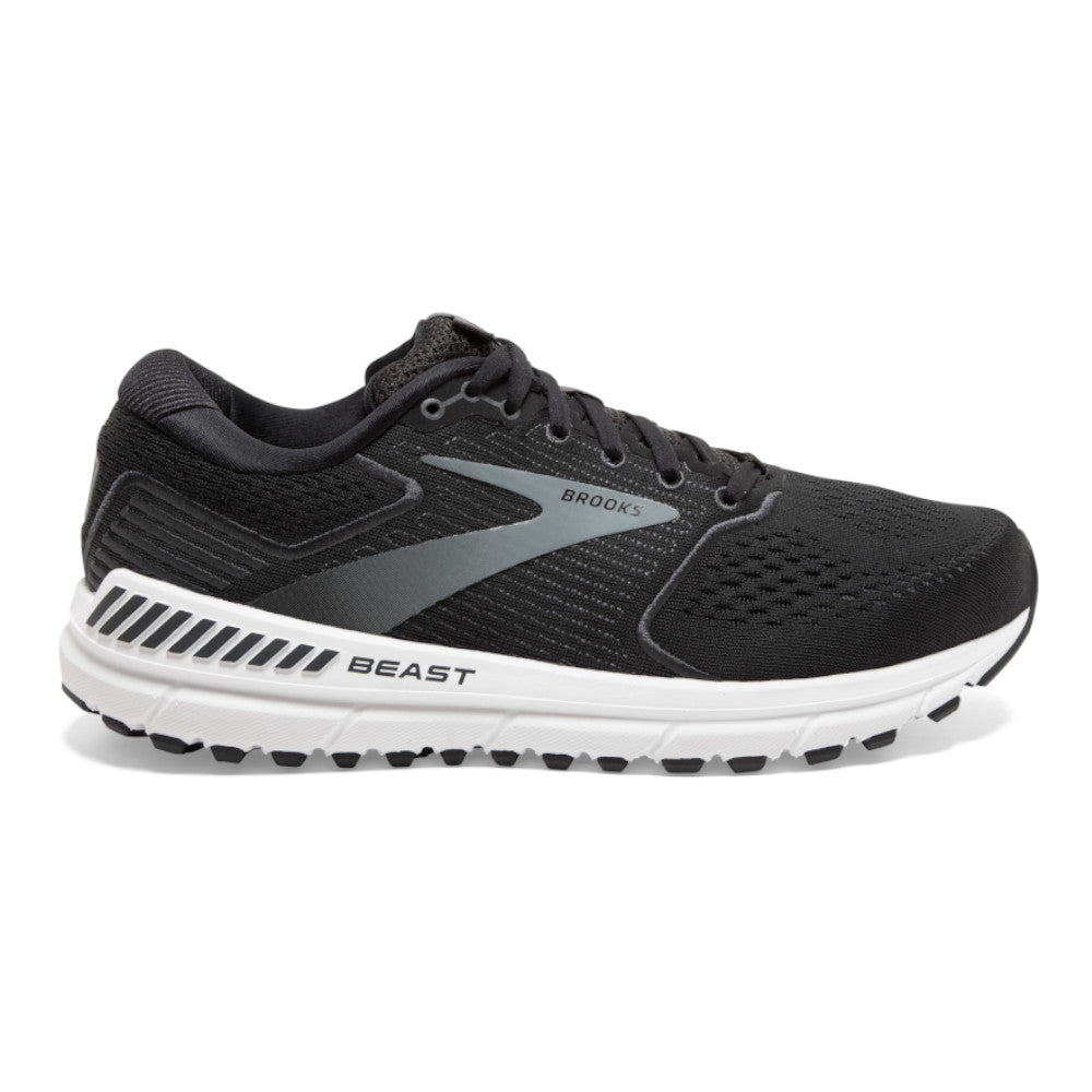Men's Brooks Beast '20, Black/Ebony/Grey, 9 4E Extra Wide