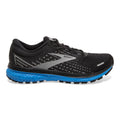 Men's Brooks Ghost 13, Black/Grey/Blue, 10.5 D Medium