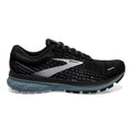 Men's Brooks Ghost 13, Black/Grey/Stormy, 10.5 D Medium