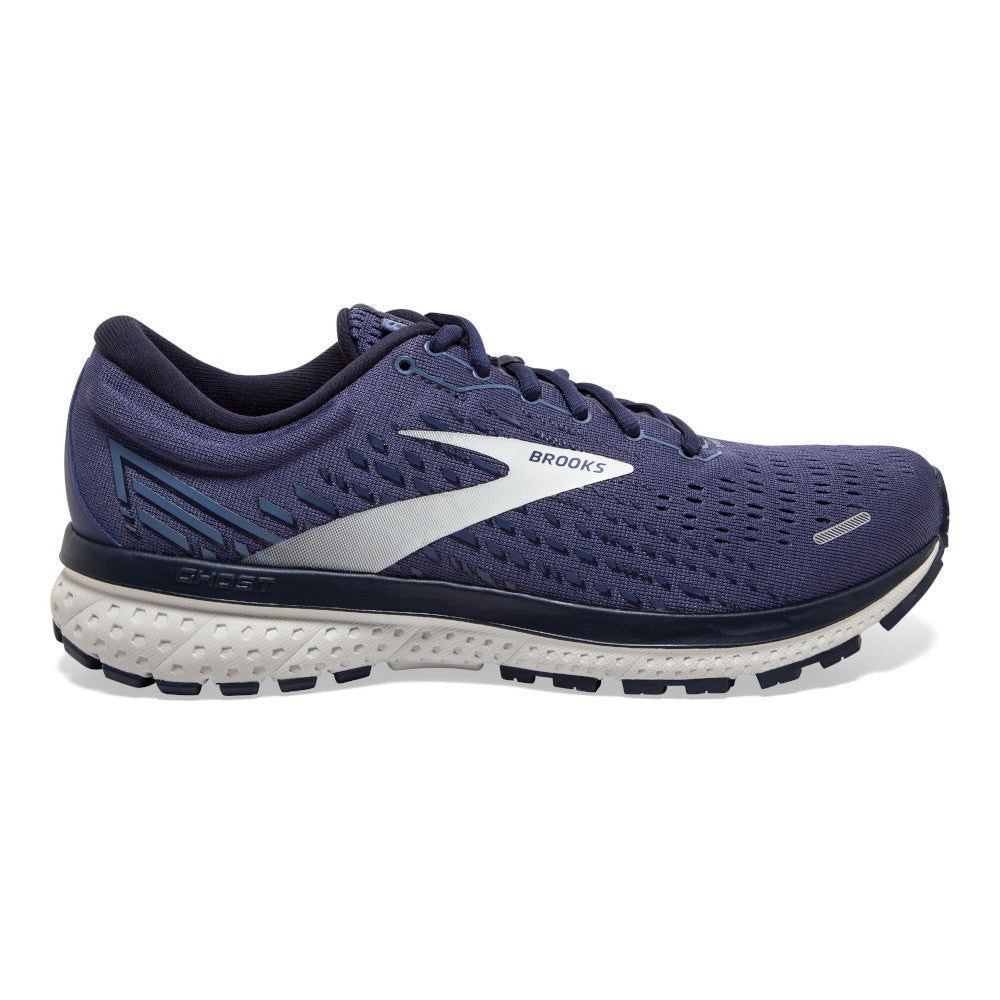 Men's Brooks Ghost 13, Deep Cobalt/Grey/Navy, 12.5 D Medium