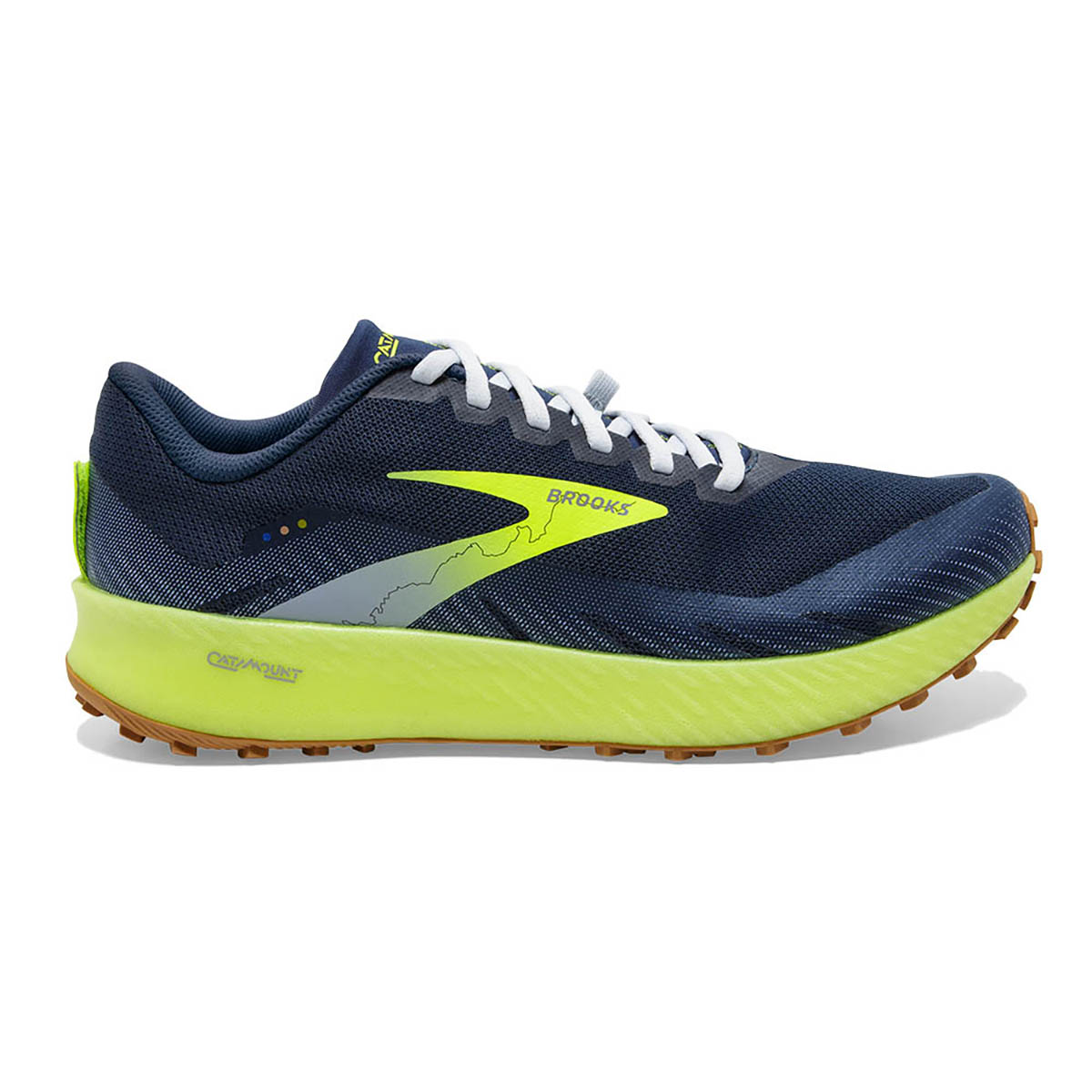 Men's Brooks Catamount, Titan/Peacoat/Nightlife, 9 D Medium