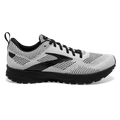 Men's Brooks Revel 5, White/Black, 10 D Medium