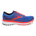 Women's Brooks Ghost 13, Blue/Coral/White, 7.5 B Medium