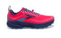 Women's Brooks Cascadia 16, Pink/Flambe/Cobalt, 6.5 B Medium