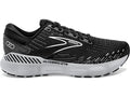 Women's Brooks Glycerin GTS 20, Black/White/Alloy, 10 B Medium