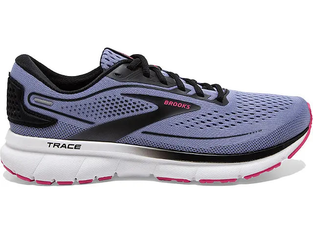 Women's Brooks Trace 2, Purple Impression/Black/Knocko, 7 B Medium