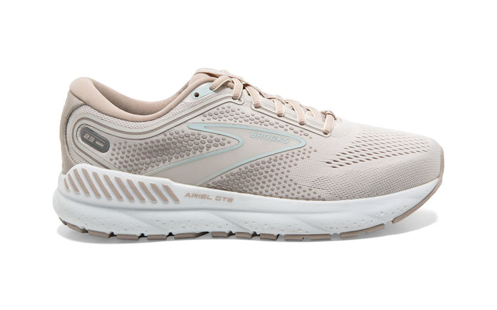 Women's Brooks Ariel GTS 23, Chateau Grey/White Sand, 7 B Medium