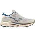 Men's Mizuno Wave Rider 27, Papyrus/Blue Opal, 9.5 D Medium
