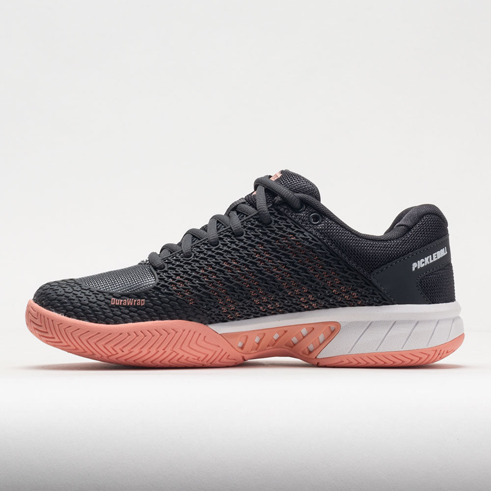 K-Swiss Express Light Pickleball Women's  Asphalt/Steel Gray/Peach