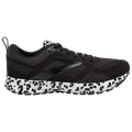 Women's Brooks Revel 5, Black/White/Silver, 9 B Medium