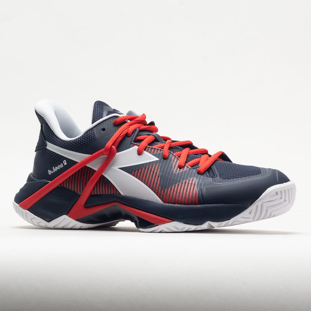 Diadora B.Icon 2 AG Men's  Blue Corsair/White/Fiery Red