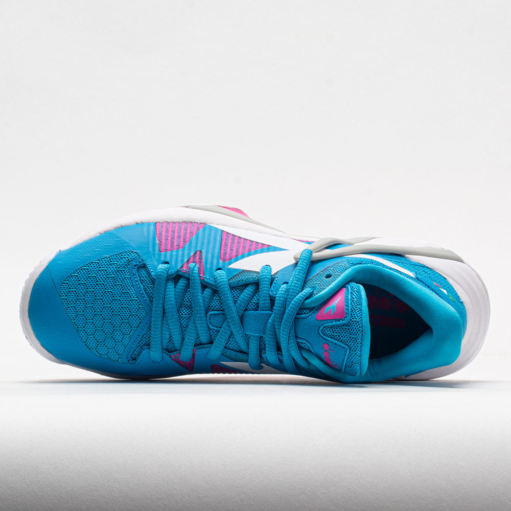 Diadora B.Icon AG Women's  Aquarius/White/Rhodamine Red