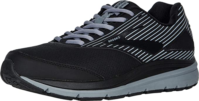 Men's Brooks Addiction Walker, Black/Black, 9.5 2E Wide