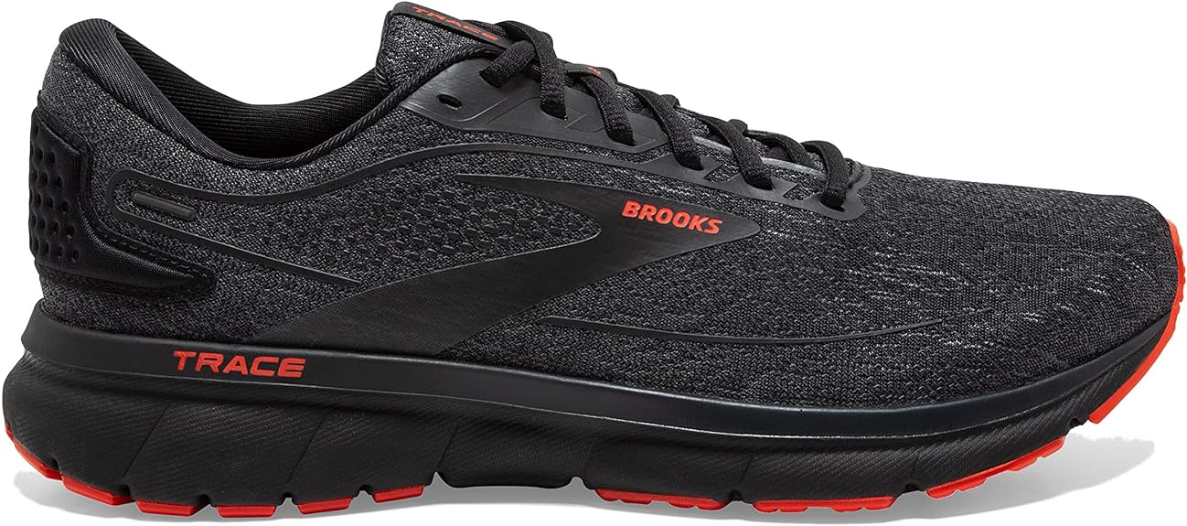 Men's Brooks Trace 2, Ebony/Black/Cherry, 9.5 D Medium