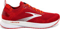 Men's Brooks Levitate 4, Red/Cherry Tomato/White, 9.5 D Medium