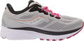 Women's Saucony Ride 14, Fog/Cherry, 8 B Medium