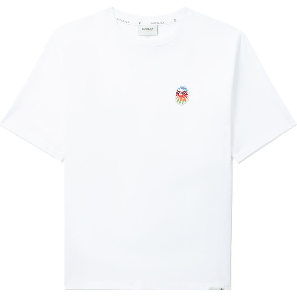 BAPE BLACK RAINBOW ONE POINT TEE MENS