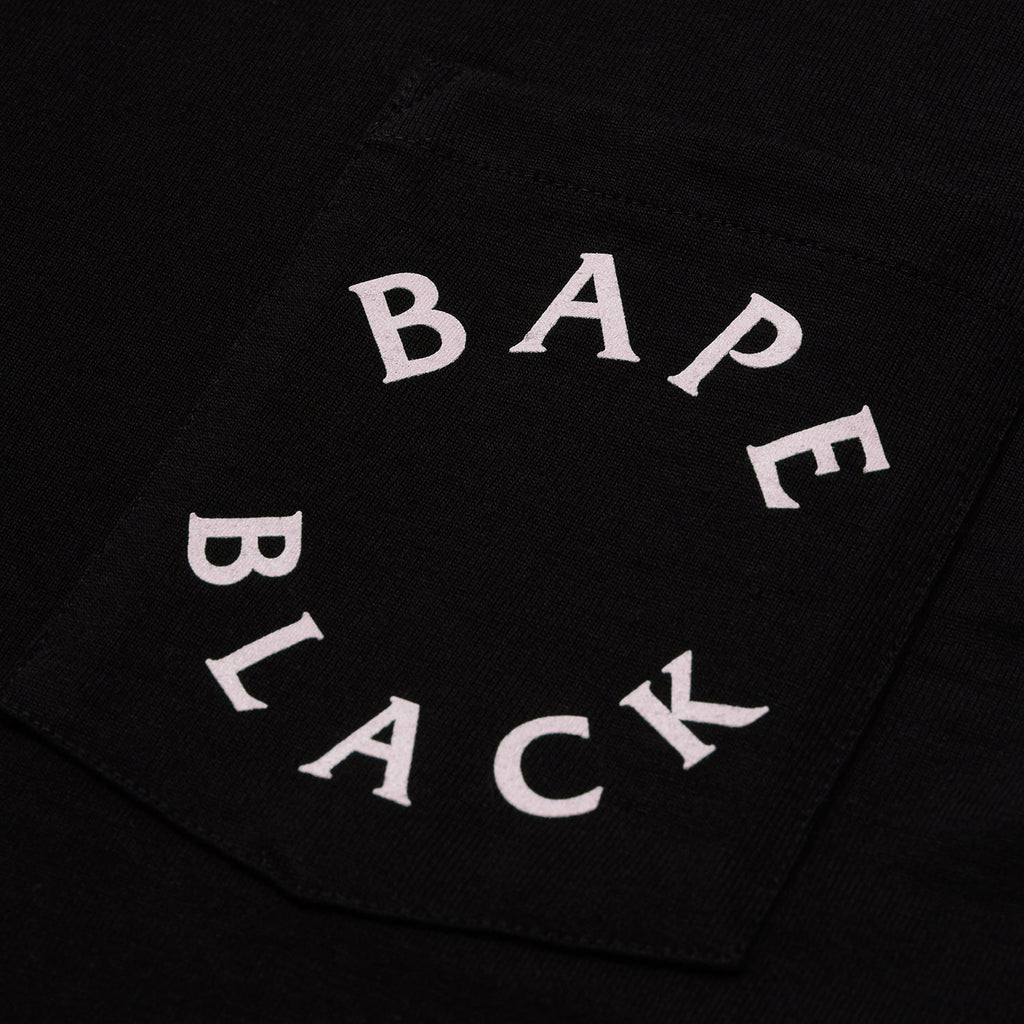 BAPE BLACK APE HEAD POCKET TEE MENS