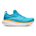Men's Asics Gel-Nimbus 25, Island Blue/Sun Peach, 11 D Medium