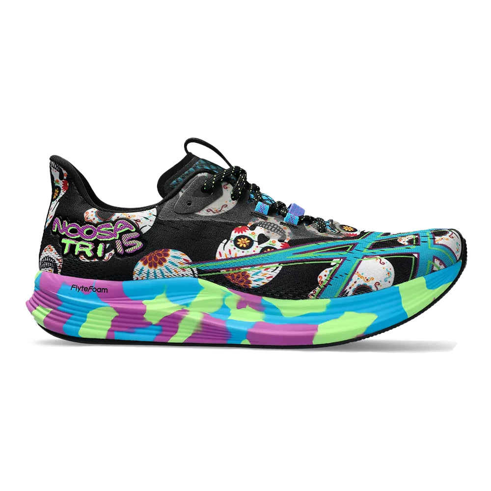 Men's Asics Noosa TRI 15, Black/Island Blue, 11 D Medium